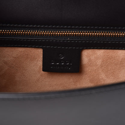 Gucci Calfskin Small Sylvie Shoulder Bag Black 7 of 11