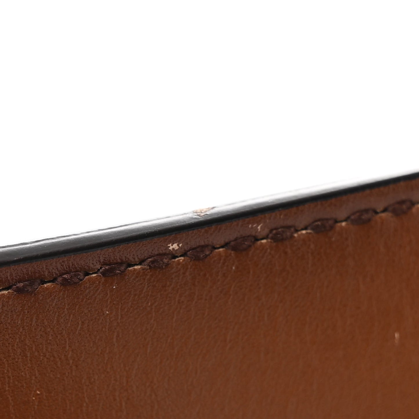 Calfskin Small Lady Web Shoulder Bag Cuir