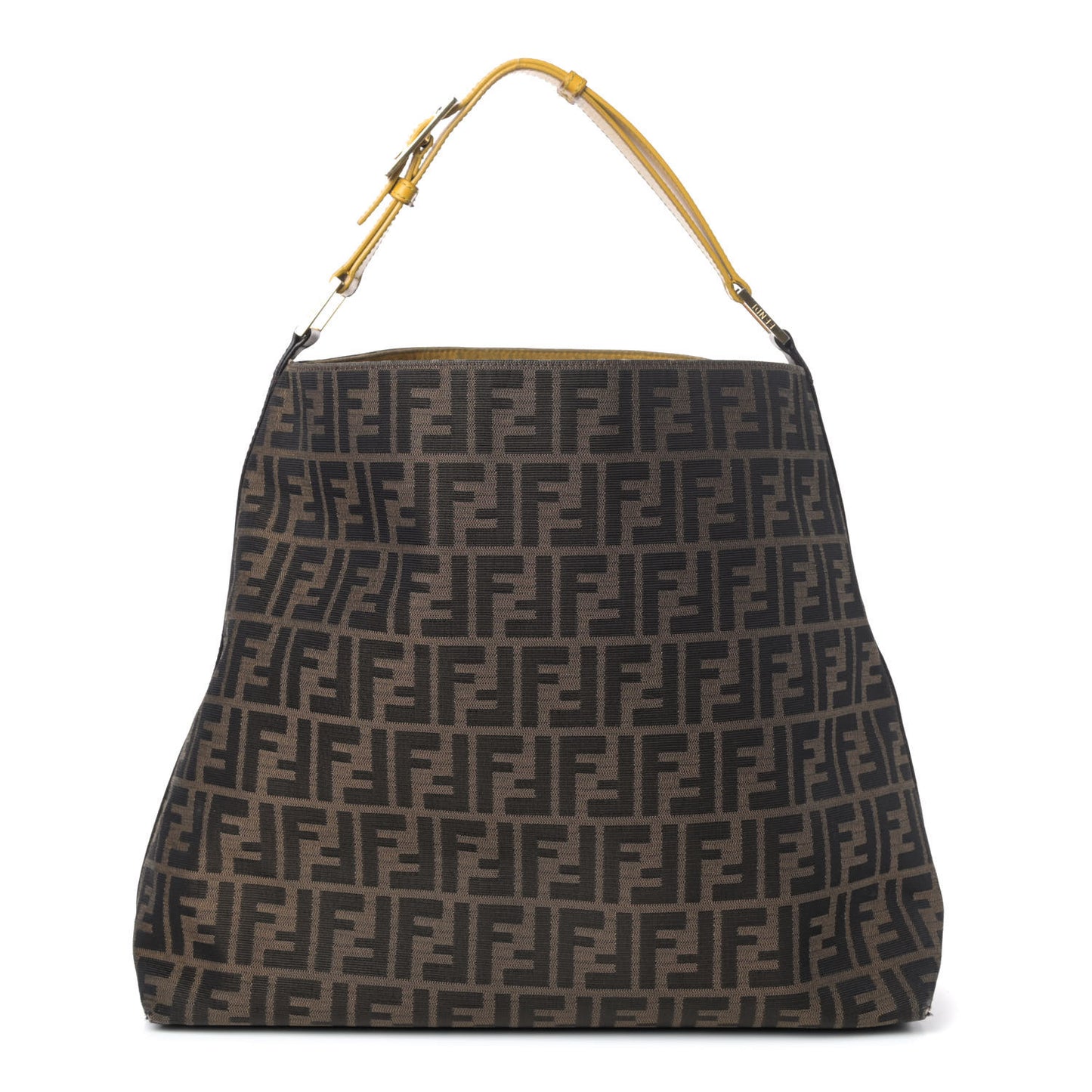Zucca Vitello Large Hobo Tobacco Ocra Moro Black