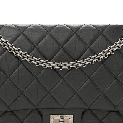 Chanel Aged Calfskin Quilted 2.55 Reissue 226 Flap Black 7 of 14