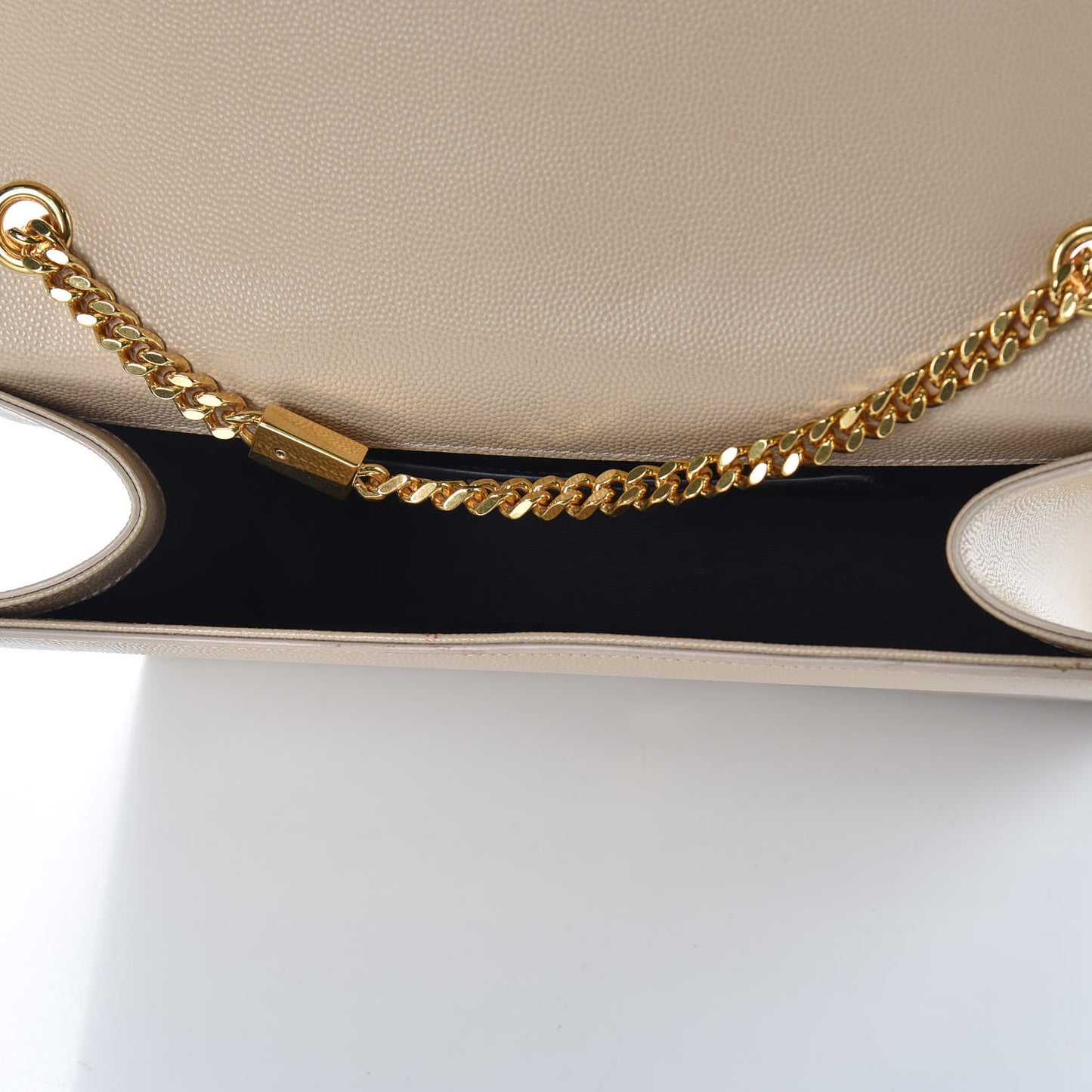 Grain De Poudre Medium Monogram Kate Satchel Nude Powder