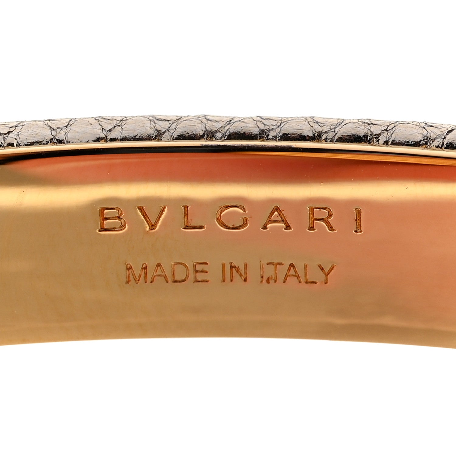 Bulgari Metallic Karung Serpenti Forever Bracelet Gold 4 of 5