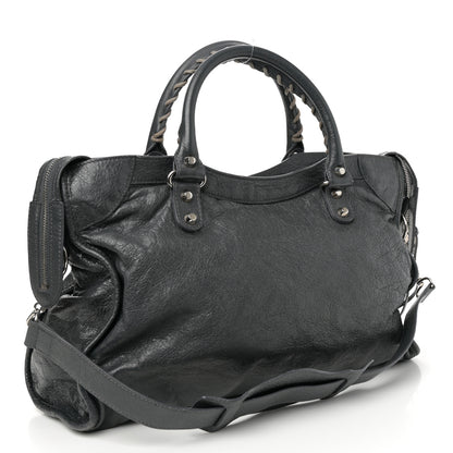 Balenciaga Agneau Classic Silver Hardware City Gris Fossile 4 of 11