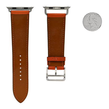 Hermes Swift 45mm Apple Watch Single Tour Band Orange 2 of 5