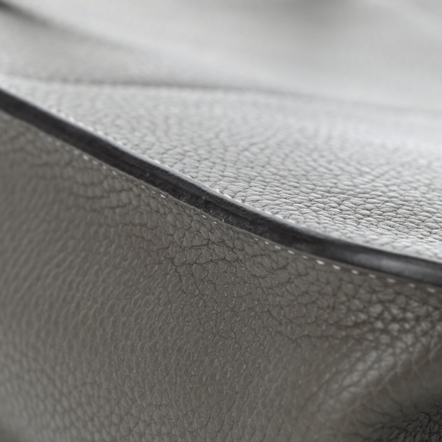 Hermes Taurillon Clemence Halzan 31 GM Etain 6 of 6