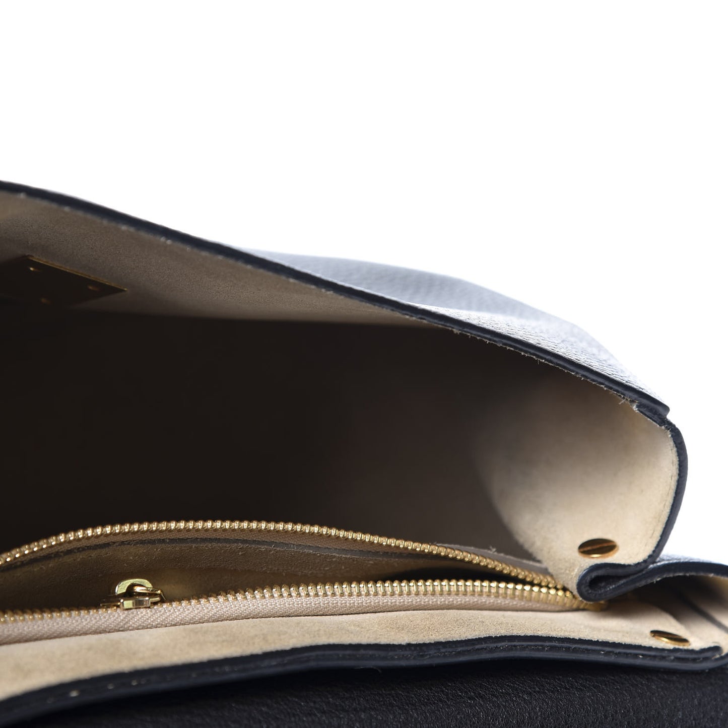 Grained Lambskin Large Drew Shoulder Bag Black