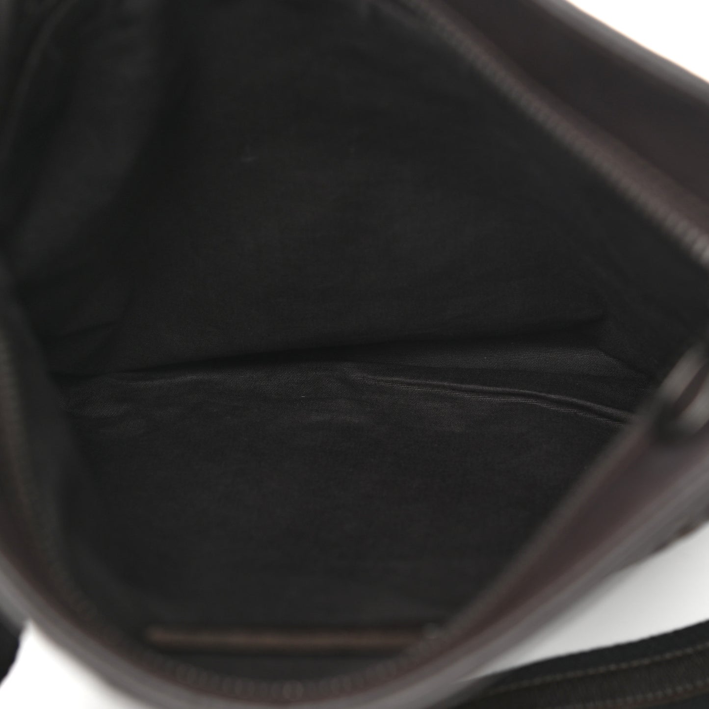 Nappa Intrecciato VN Crossbody Messenger Bag Ebano