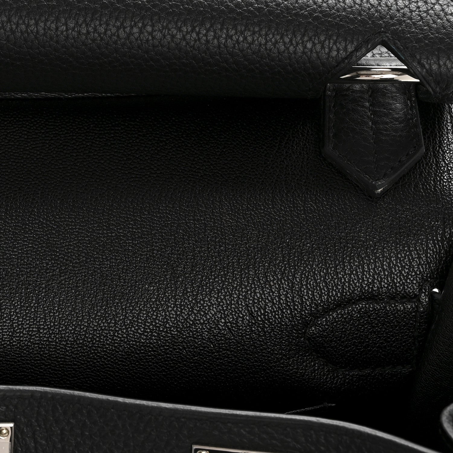 Hermes Taurillon Clemence Jypsiere 31 Black 11 of 15