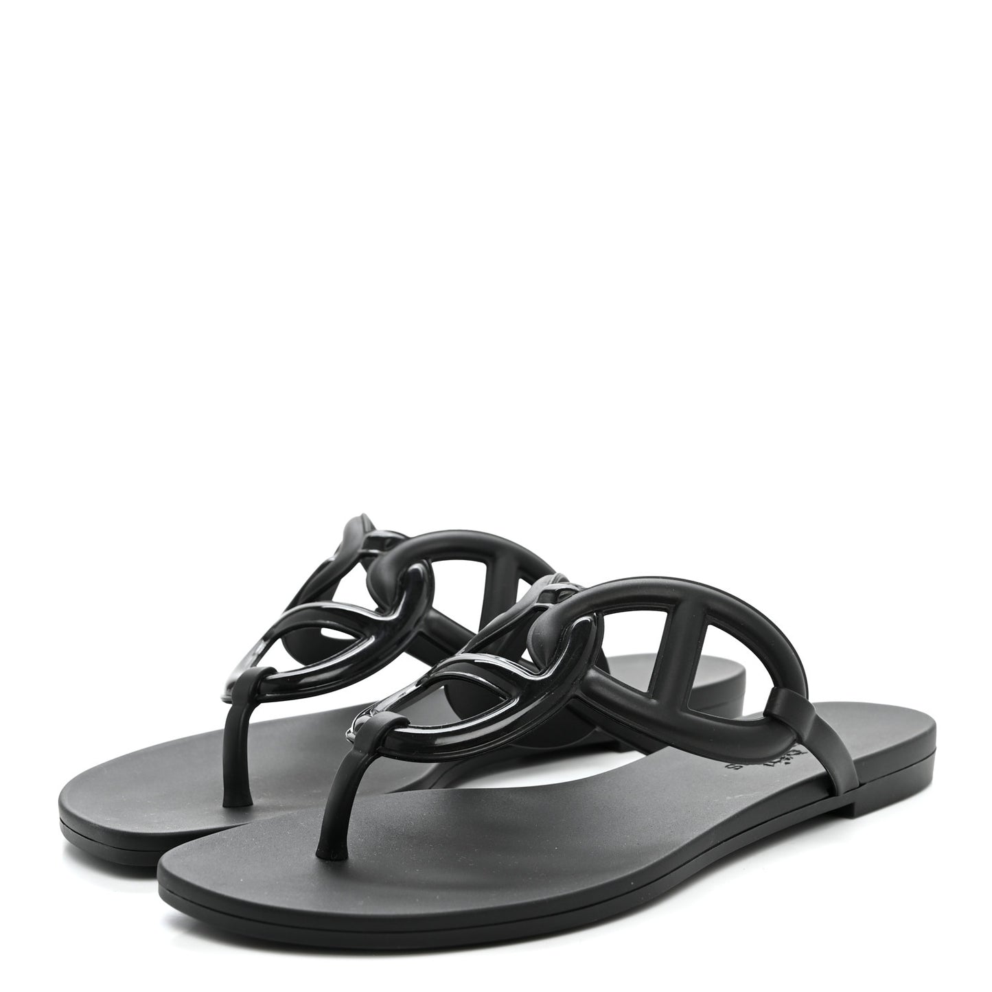 Rubber Womens Egerie Sandals 36 Black