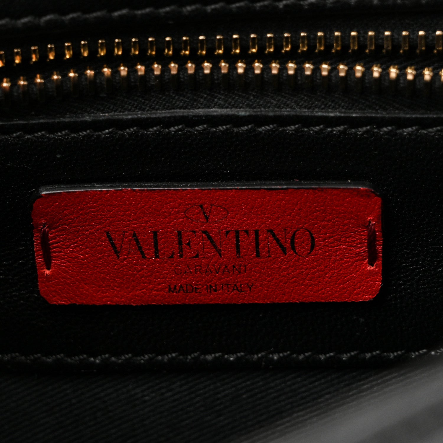 Valentino Garavani Lambskin VLTN Print Candystud Top Handle Bag Black 5 of 8