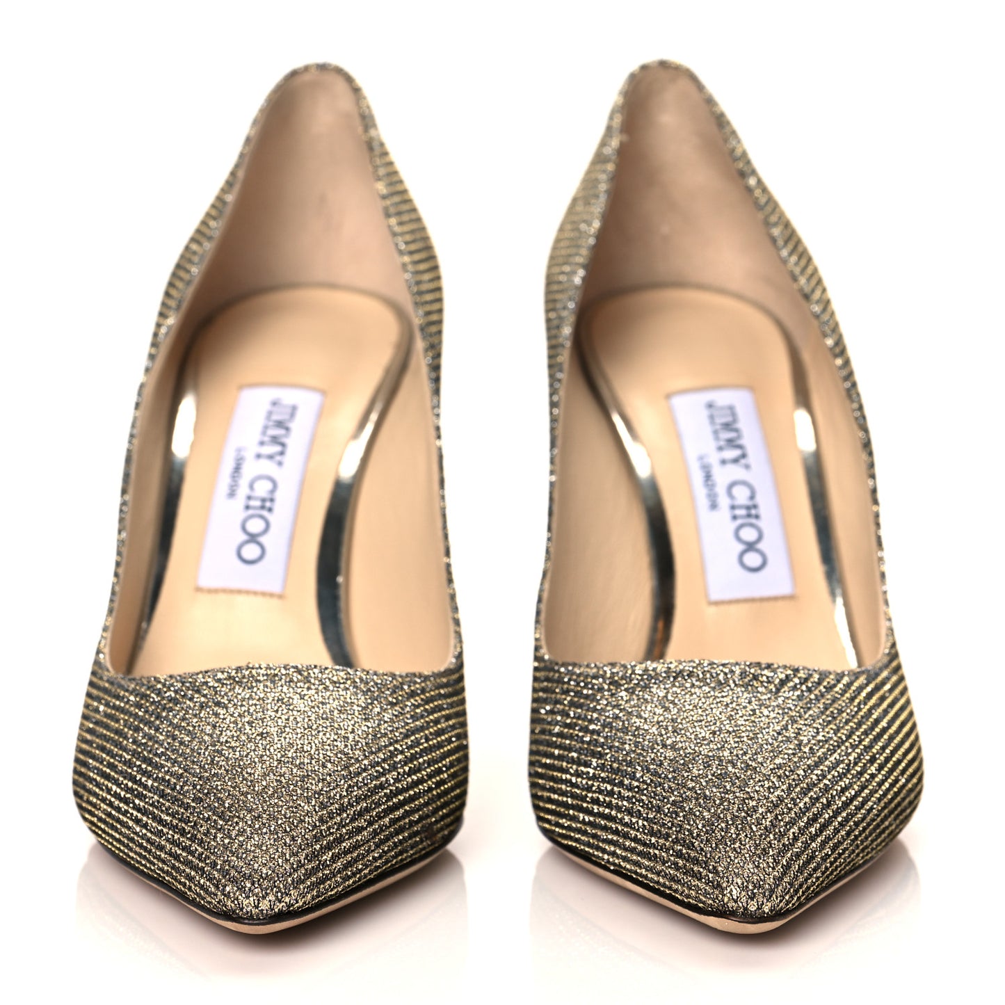 Glitter Fabric Romy 85 Pumps 36.5 Light Bronze