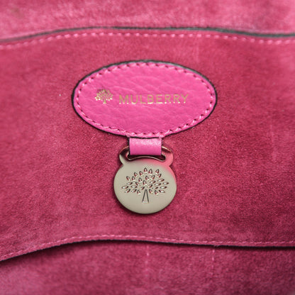 Mulberry Spongy Pebbled Calfskin Bayswater Hot Fuchsia 6 of 7