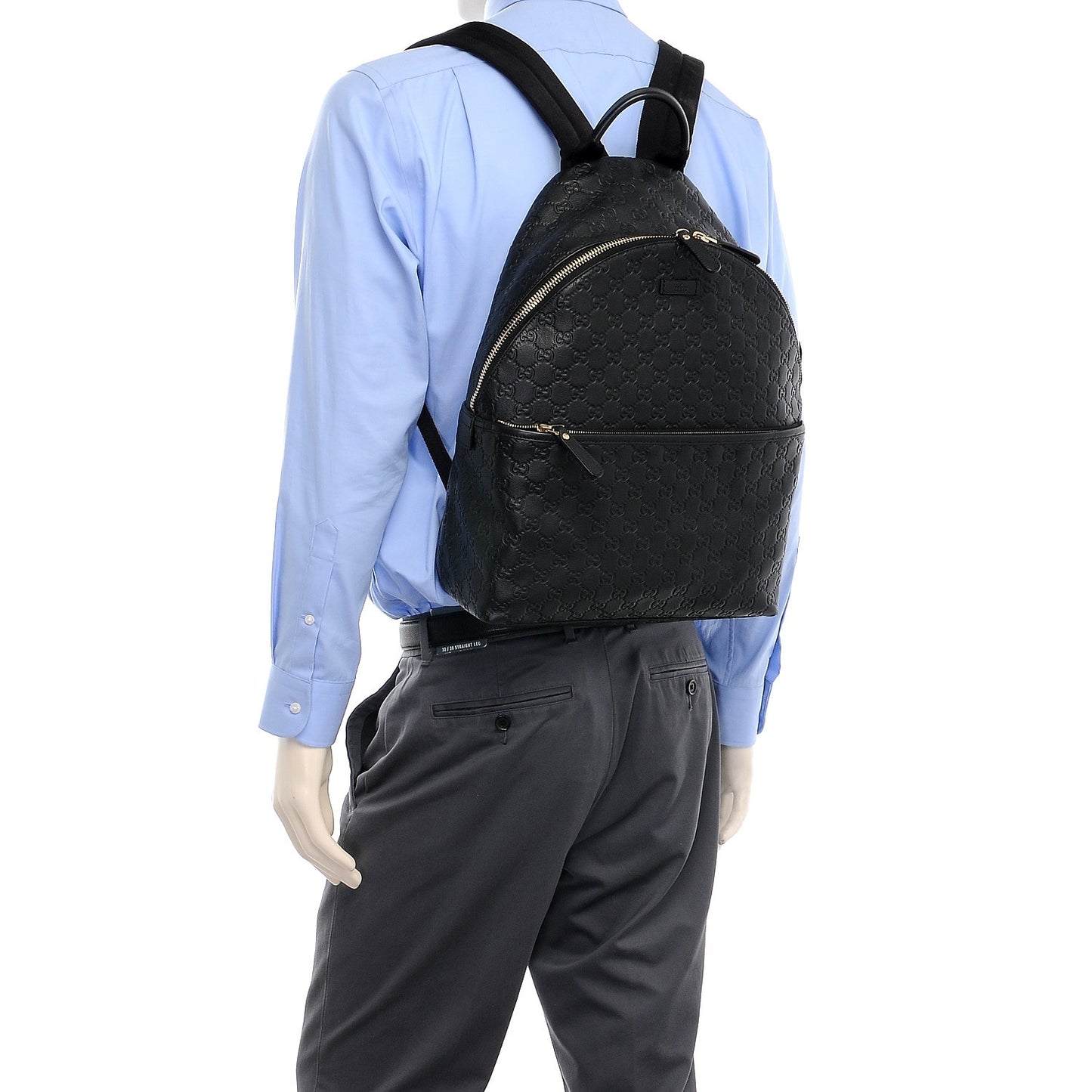 Guccissima Medium Classic Backpack Black