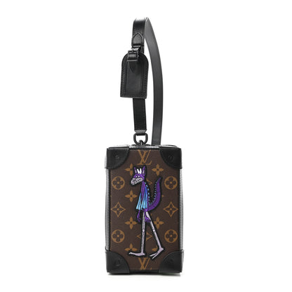 Louis Vuitton Monogram Embroidered Cartoon LV Friends Soft Trunk Phone Box 1 of 9