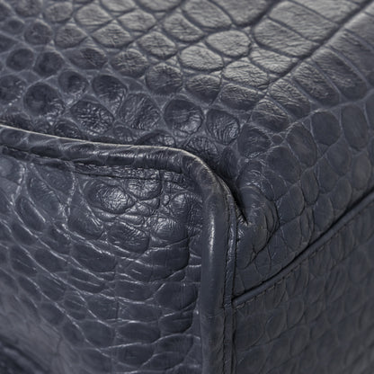 Balenciaga Calfskin Crocodile Embossed Giant 12 Gold Hardware City Gris Beton 11 of 13