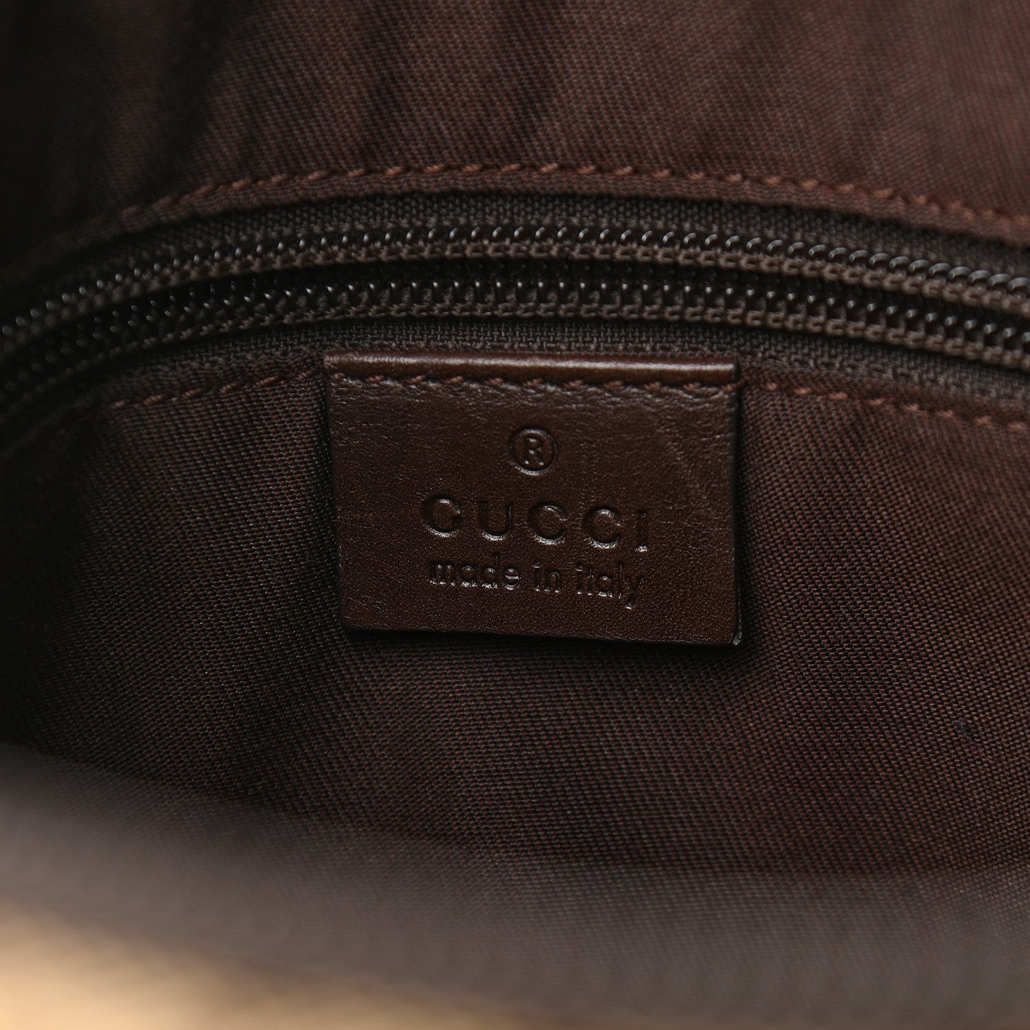 Gucci Monogram Calfskin Perforated Medium Flat Messenger Bag Dark Brown 6 of 10