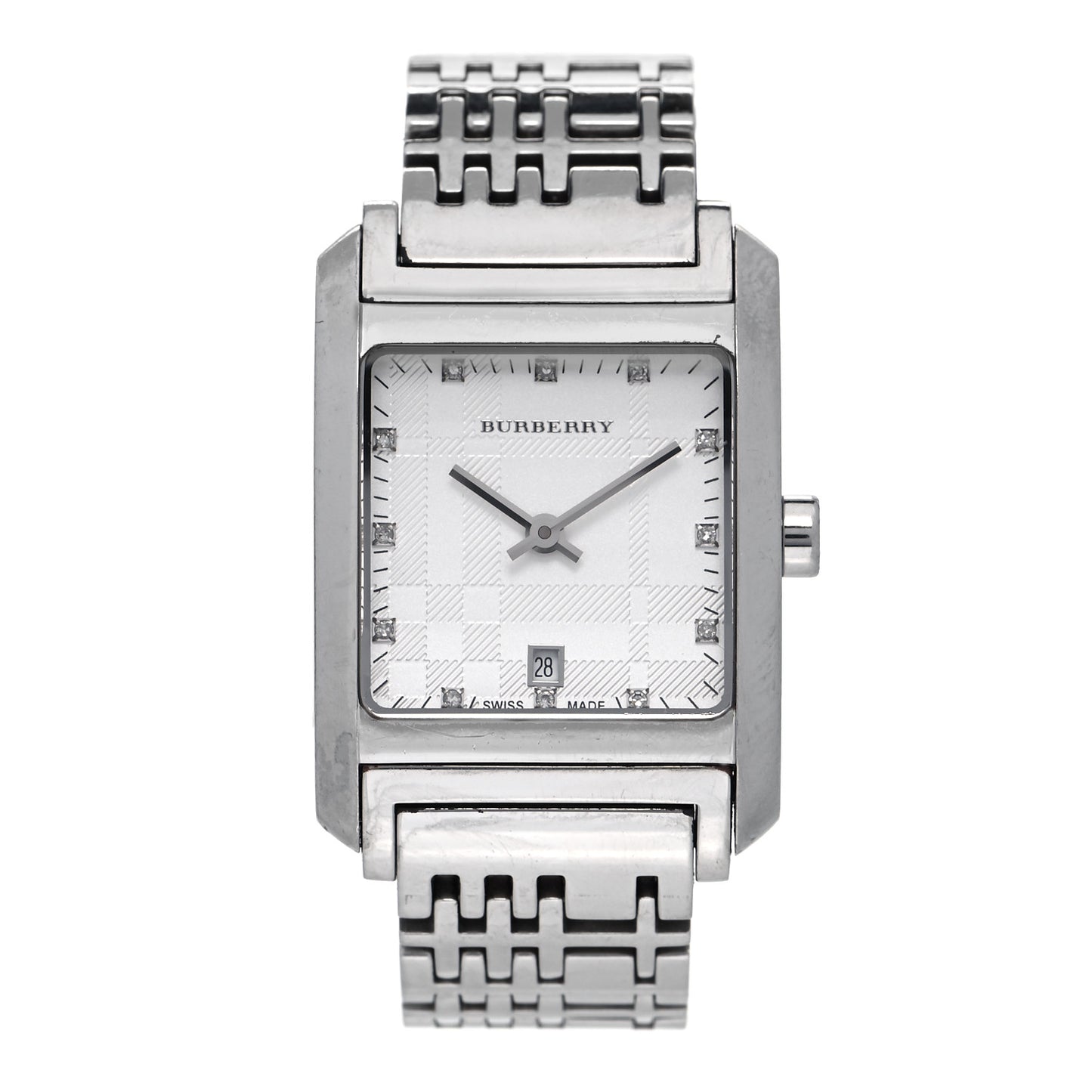 Stainless Steel Diamond 25mm Quartz Watch BU1583