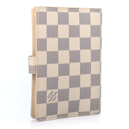 Louis Vuitton Damier Azur Small Ring Agenda Cover 3 of 7