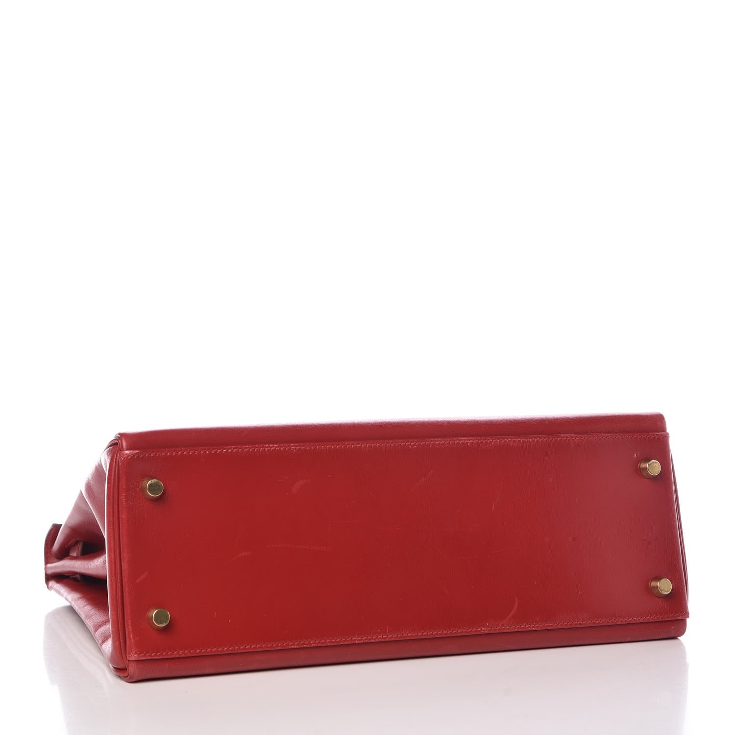 Hermes Box Kelly Retourne 28 Rouge Vif 5 of 41
