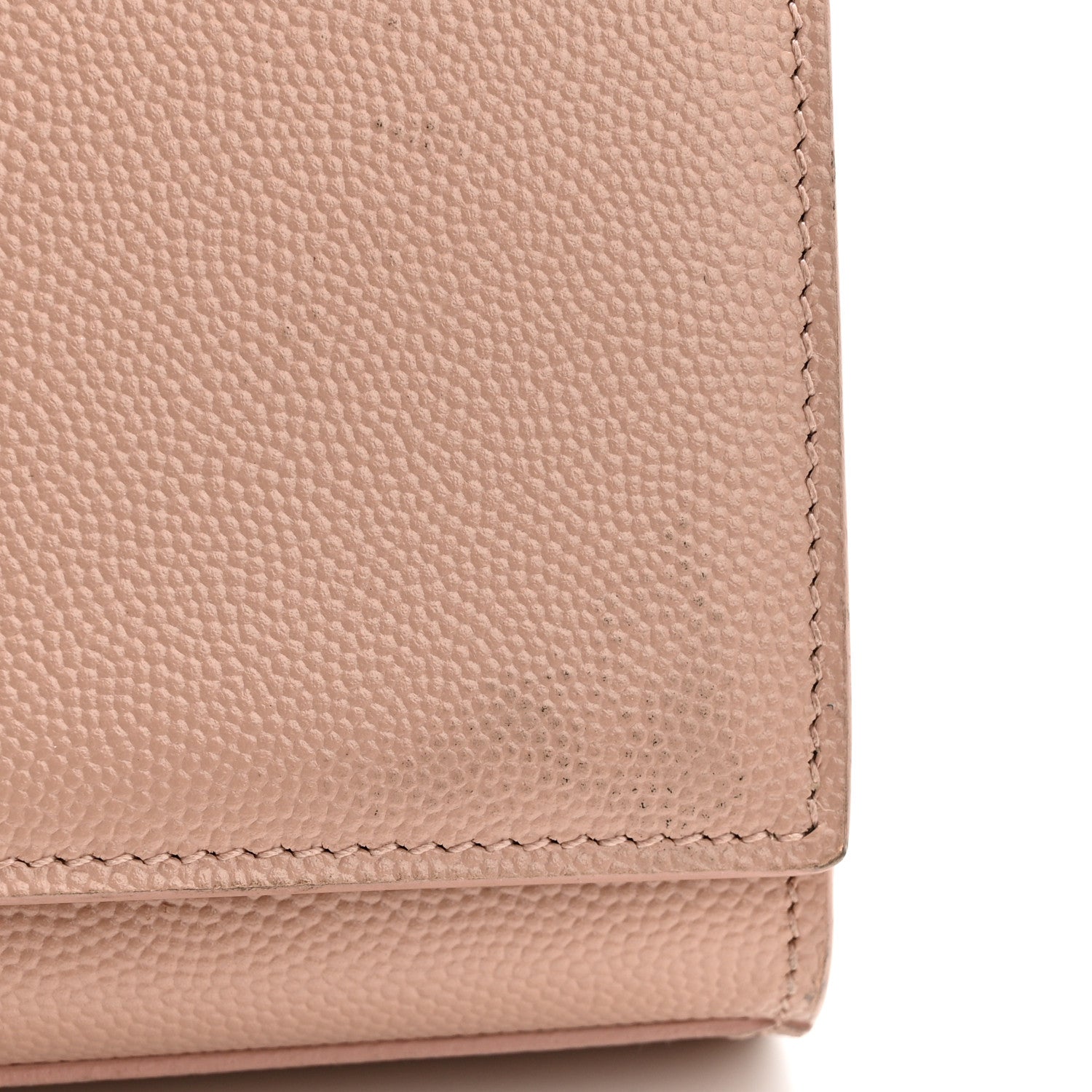 Saint Laurent Grain De Poudre Small Monogram Kate Satchel Pale Blush 13 of 15