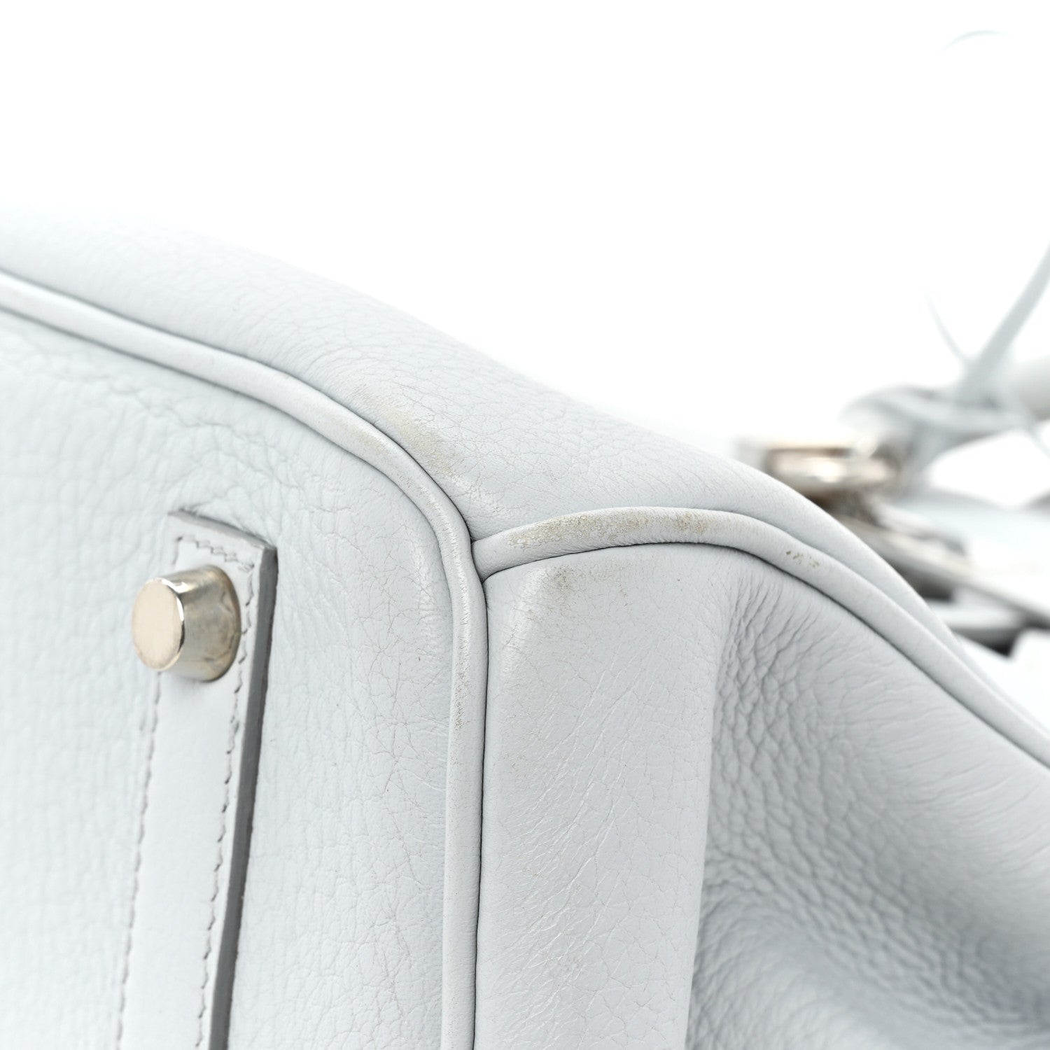 Hermes Taurillon Clemence Birkin 35 Gris Perle 19 of 25