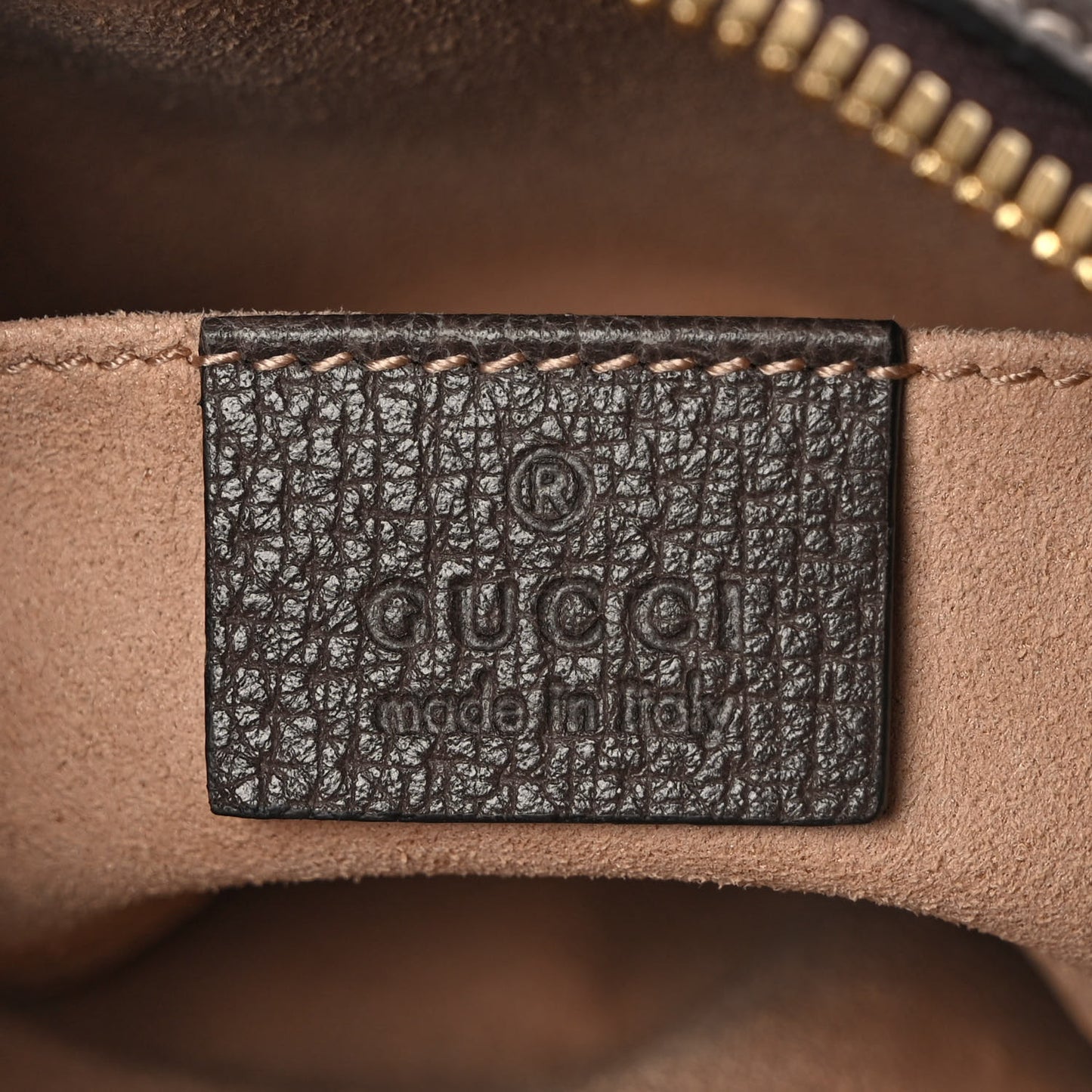 GG Supreme Monogram Web Small Ophidia Belt Bag 95 38 Dark Brown