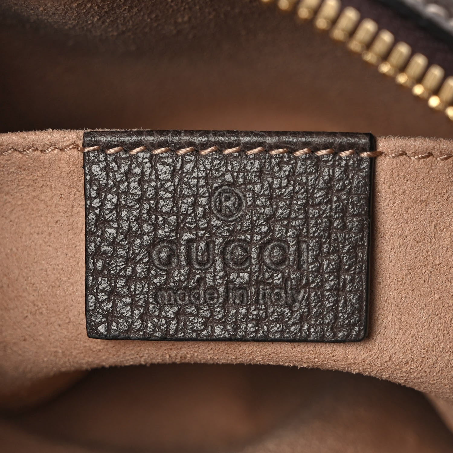 Gucci GG Supreme Monogram Web Small Ophidia Belt Bag 95 38 Dark Brown 6 of 12
