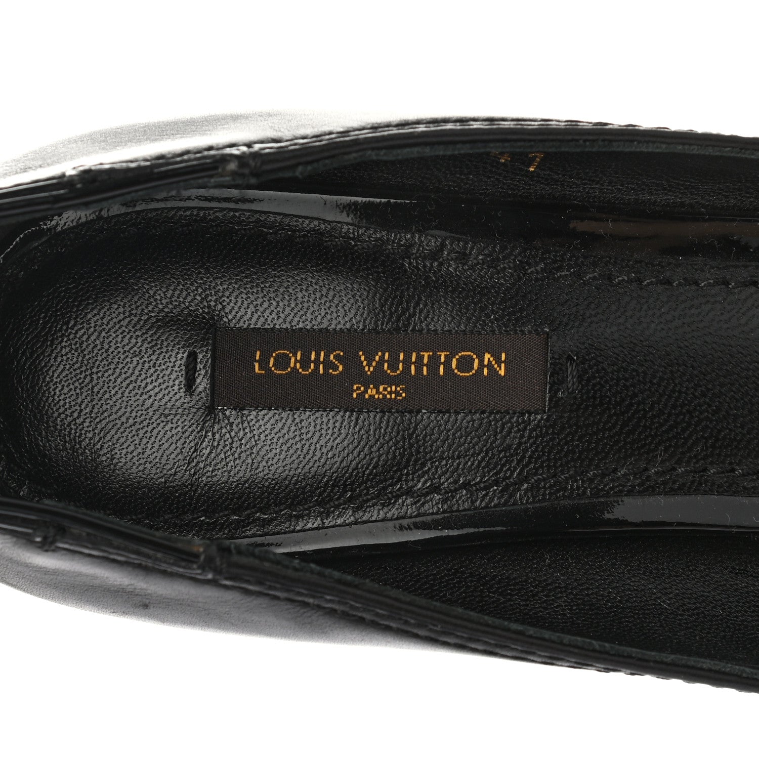 Louis Vuitton Calfskin Peep Toe Pumps 38 Black 7 of 8