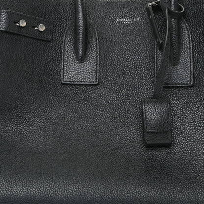Saint Laurent Grained Calfskin Small Supple Sac De Jour Black 7 of 15