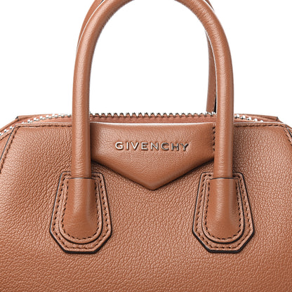 Givenchy Sugar Goatskin Mini Antigona Caramel 9 of 9