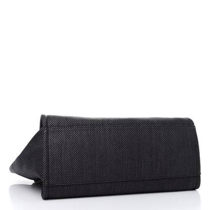 Chanel Canvas Medium Deauville Tote Black 4 of 10