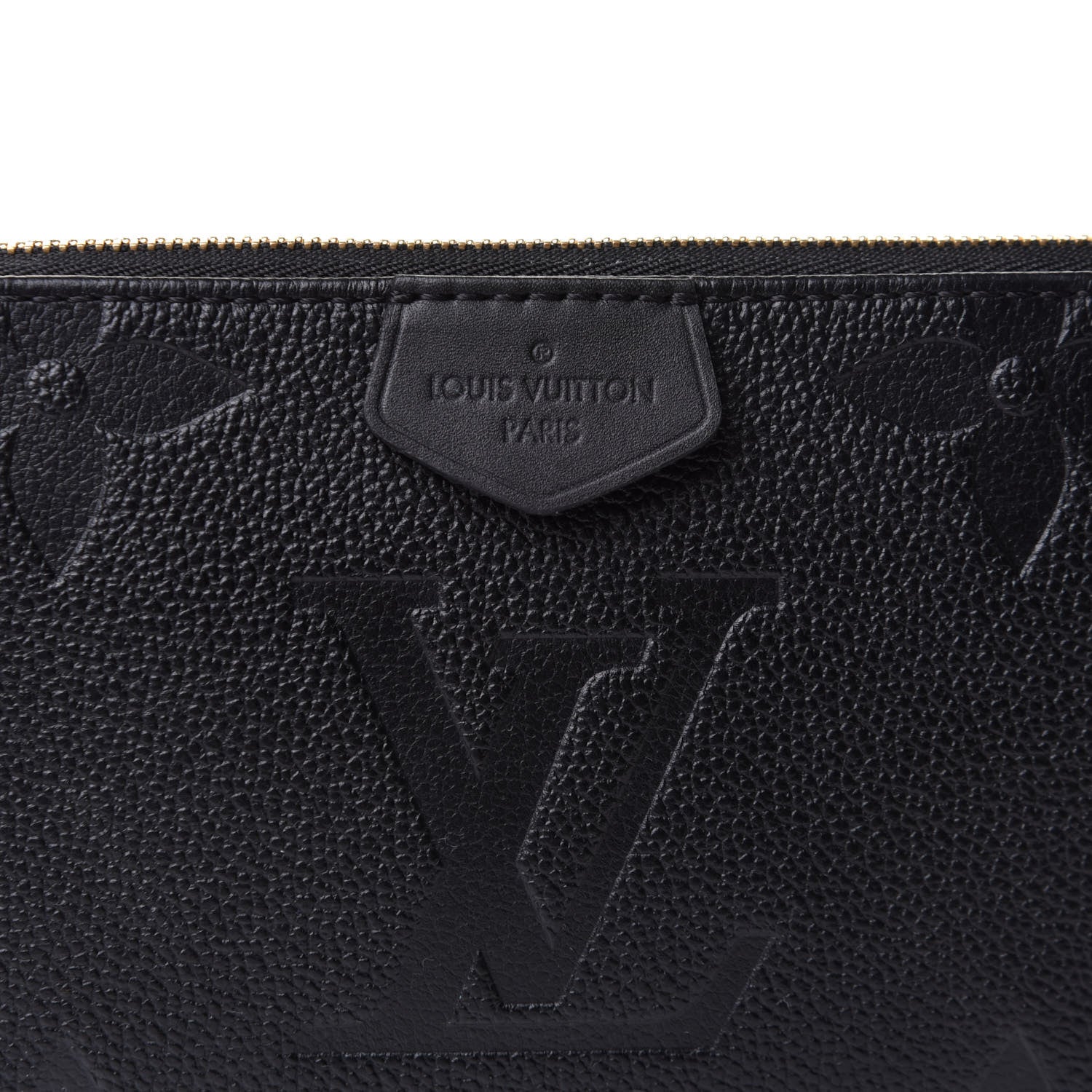 Louis Vuitton Empreinte Monogram Giant Multi Pochette Accessories Small Pochette Black 7 of 10
