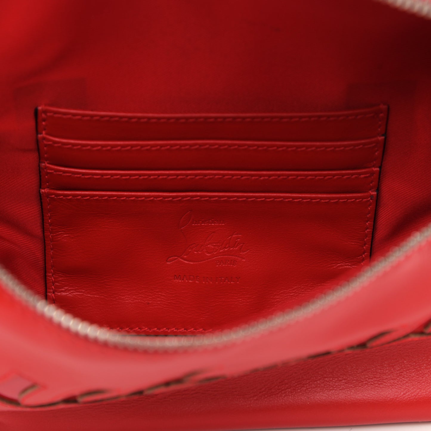 Calfskin Marie Jane Belt Bag Red
