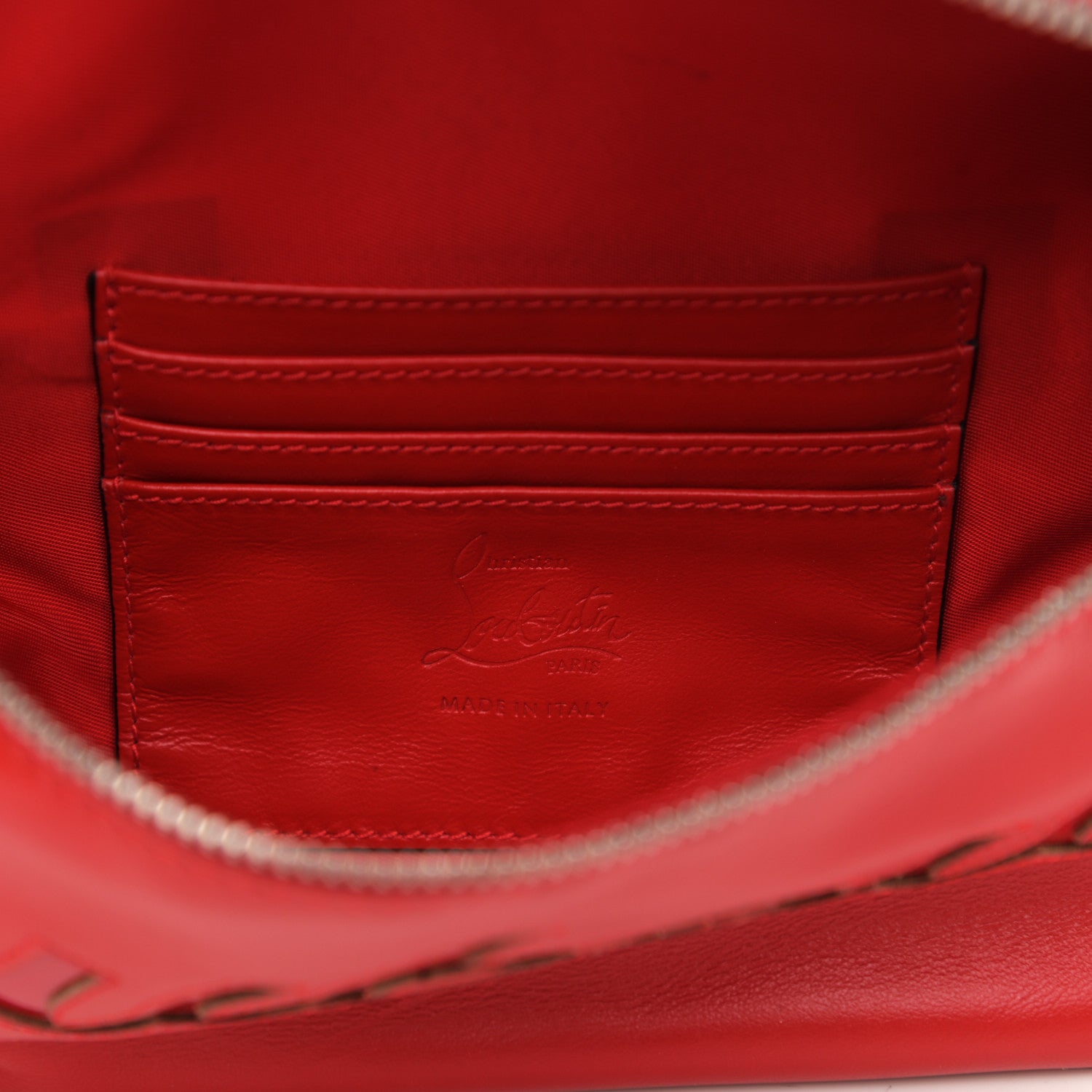 Christian Louboutin Calfskin Marie Jane Belt Bag Red 6 of 11