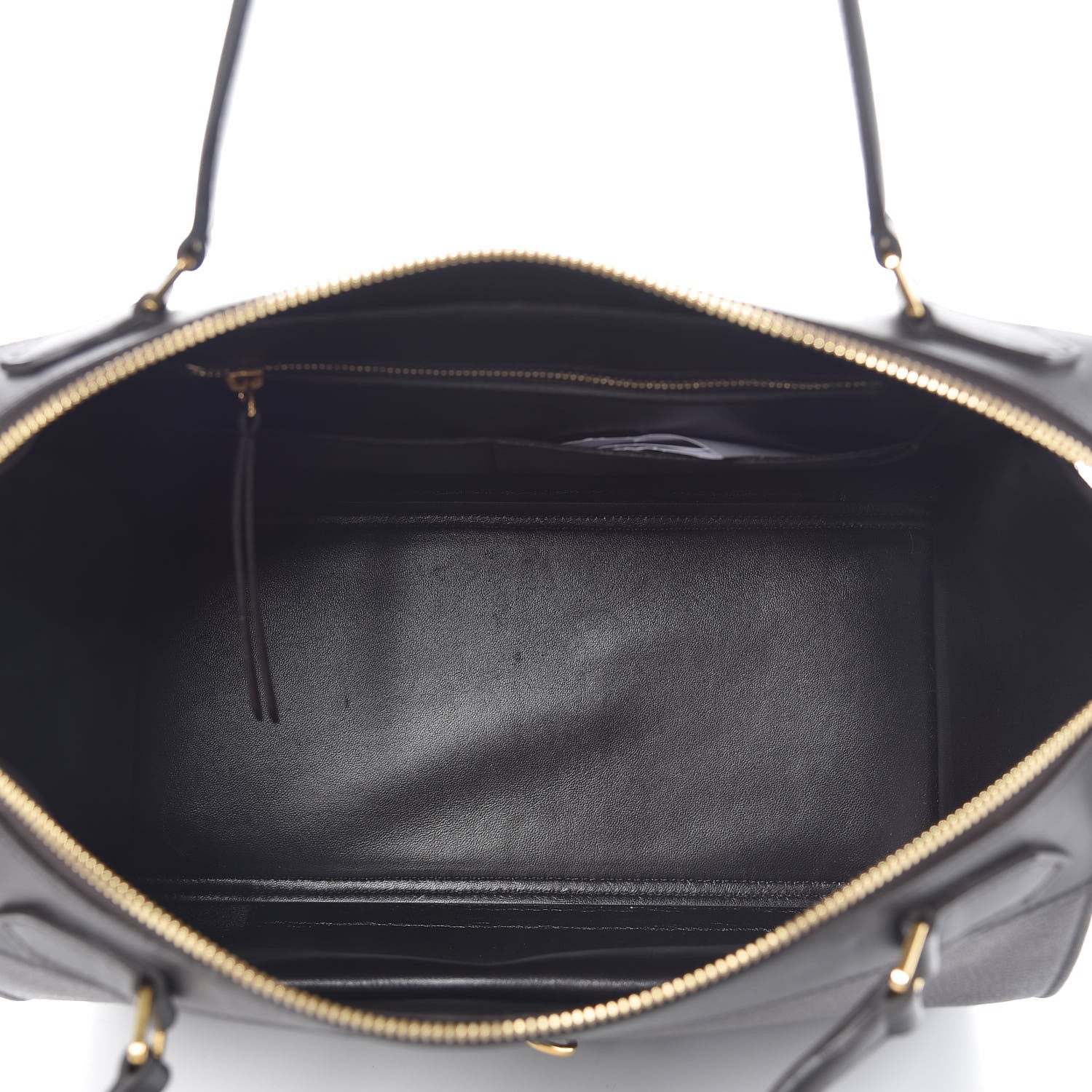 Celine Goatskin Smooth Calfskin Small Ring Bag Dark Taupe 5 of 13