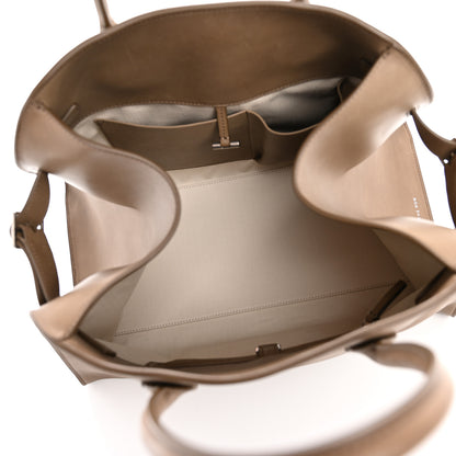 The Row Polished Saddle Calfskin Soft Margaux 15 Mouse Grey 5 of 11