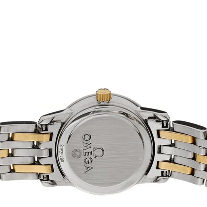 Omega Stainless Steel 18K Yellow Gold Mother of Pearl 22mm De Ville Prestige Quartz Watch 4370.71.00 4 of 4