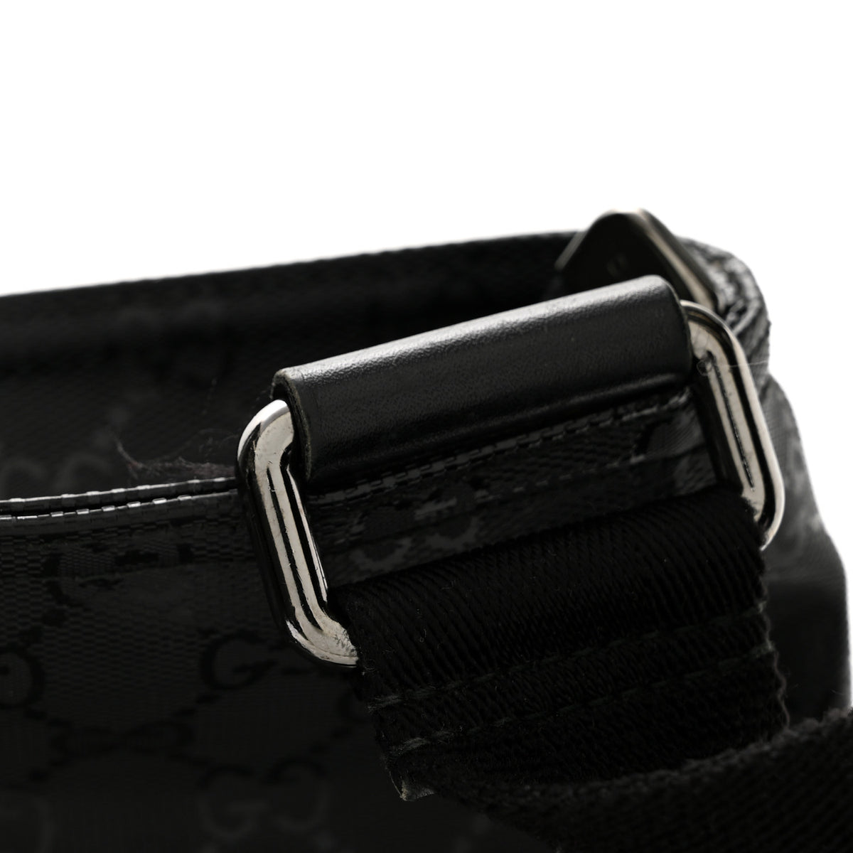 Gucci Imprime Monogram Medium Flat Messenger Bag Black 11 of 13