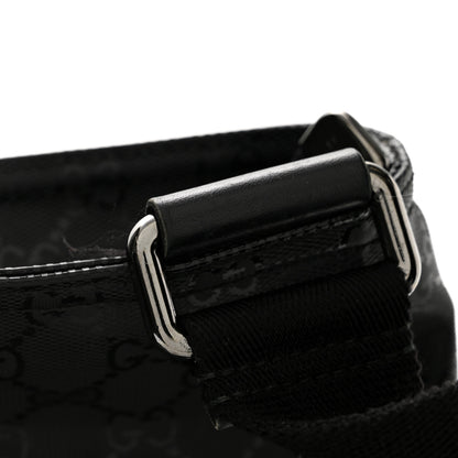 Gucci Imprime Monogram Medium Flat Messenger Bag Black 11 of 13