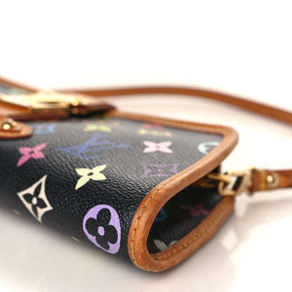 Louis Vuitton Monogram Multicolor Shirley Black 8 of 9