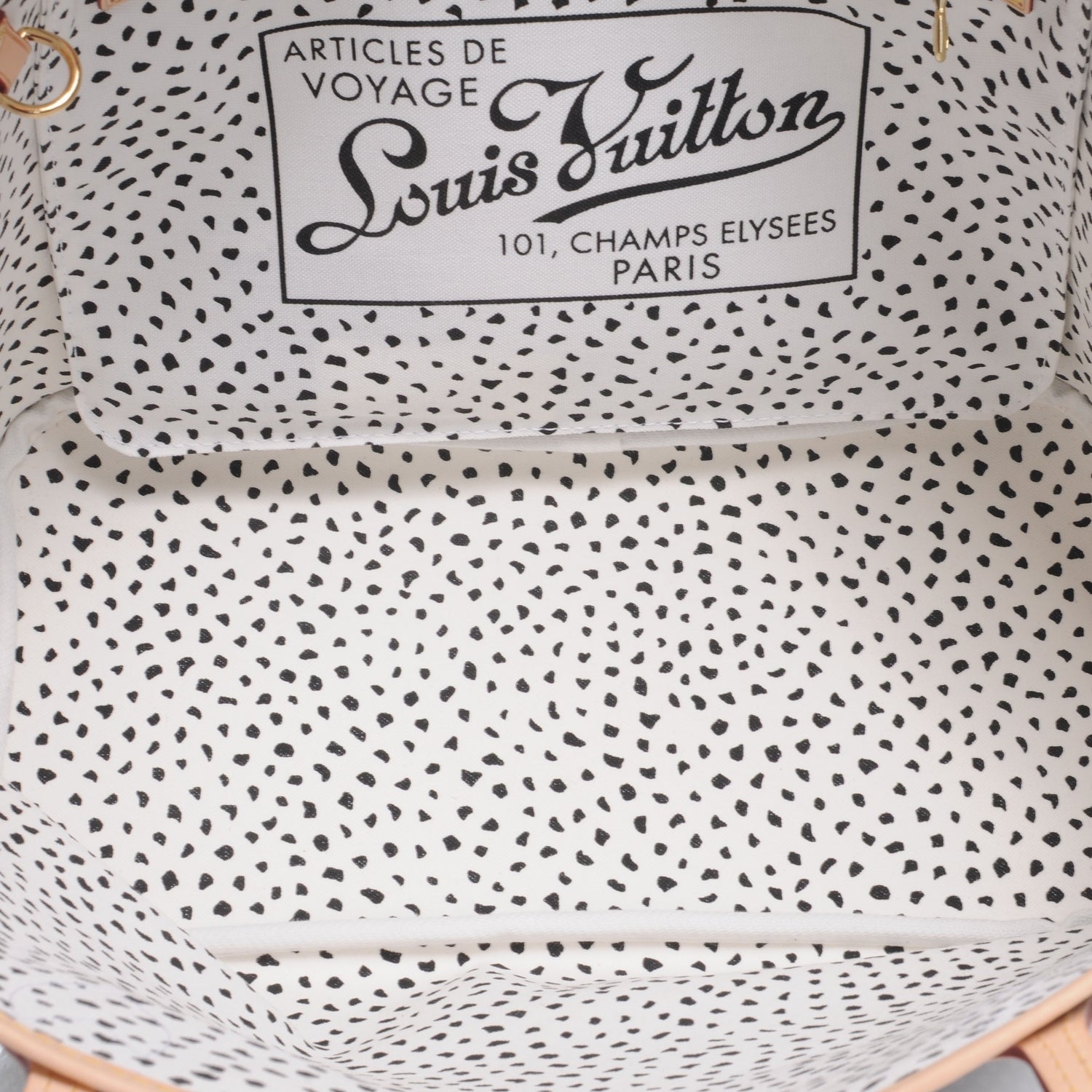 Louis Vuitton Monogram Kusama Waves Neverfull MM White 5 of 7