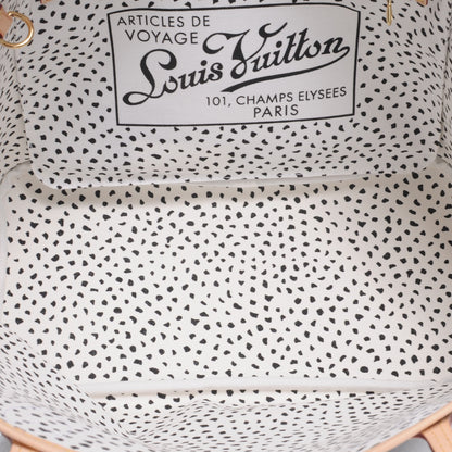 Louis Vuitton Monogram Kusama Waves Neverfull MM White 5 of 7