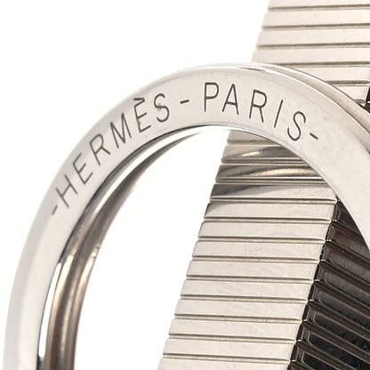 Hermes Palladium Faubourg Surprise Cadena Lock Key Ring 4 of 5