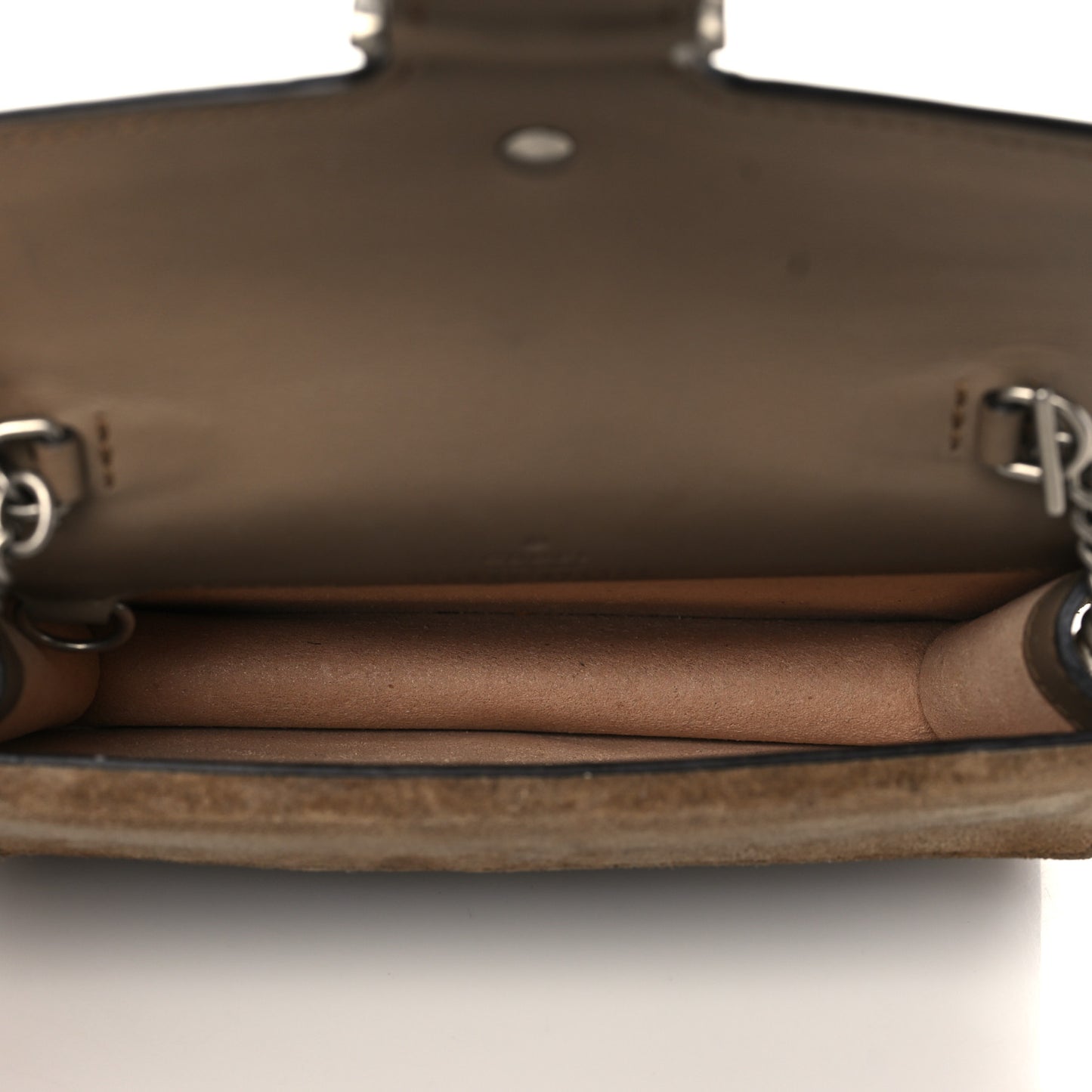 GG Supreme Monogram Super Mini Dionysus Shoulder Bag Taupe