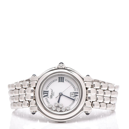 Chopard Stainless Steel 7 Diamond 32mm Happy Sport Quartz Watch 3 of 7