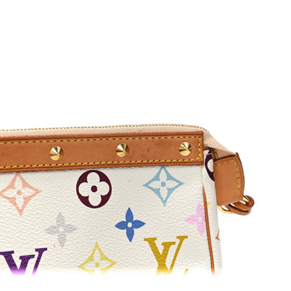 Louis Vuitton Monogram Multicolor Pochette Accessories White 13 of 15