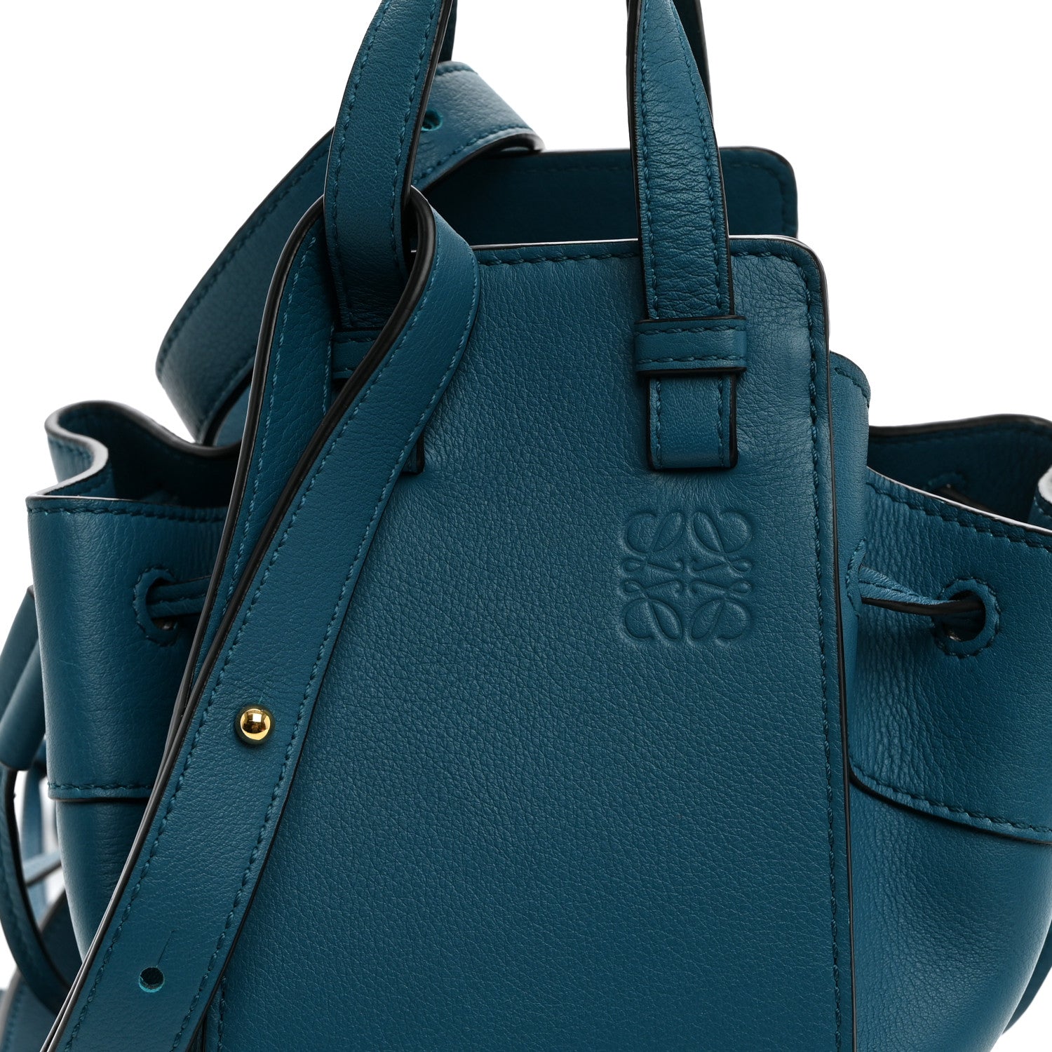 Loewe Calfskin Mini Hammock Shoulder Bag Dark Blue 8 of 10