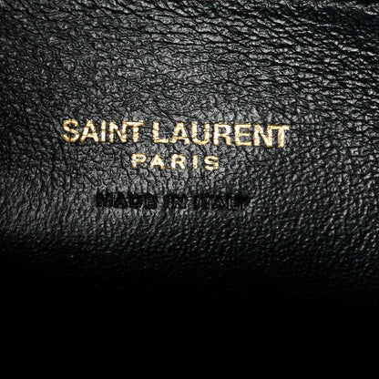 Saint Laurent Calfskin Monogram Baby Cabas Black 6 of 13