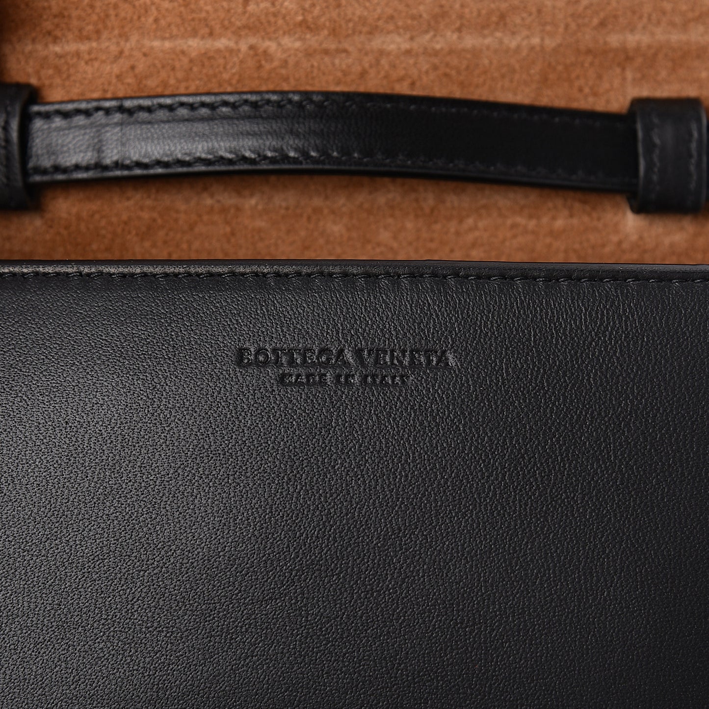 Lambskin Maxi Intrecciato Mini Cassette Crossbody Bag Black