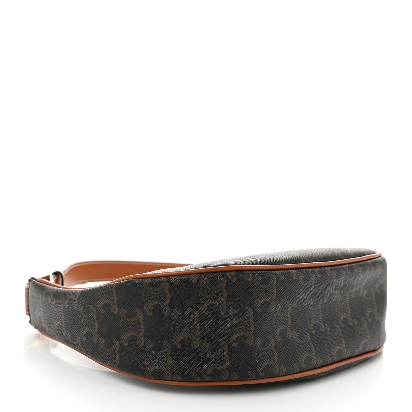 Triomphe Canvas Calfskin Ava Shoulder Bag Tan